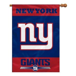 🏈🆕 NEW YORK GIANTS BANNER VERTICAL HOUSE FLAG - 2 SIDED - NFL - MEN